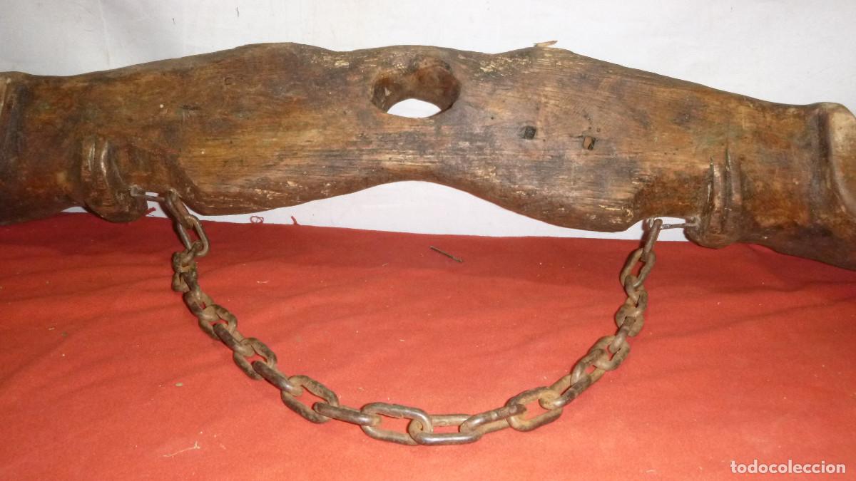 Antig&uuml;edades: ANTIGUO MADERA PARA YUNTA DE BUEYES - Foto 8
