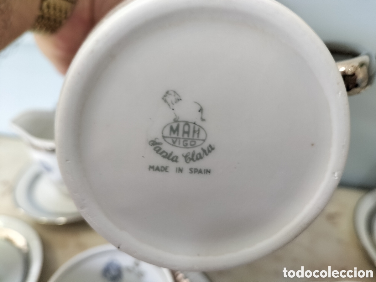 Antig&uuml;edades: Juego de caf&eacute; santa clara - Foto 5