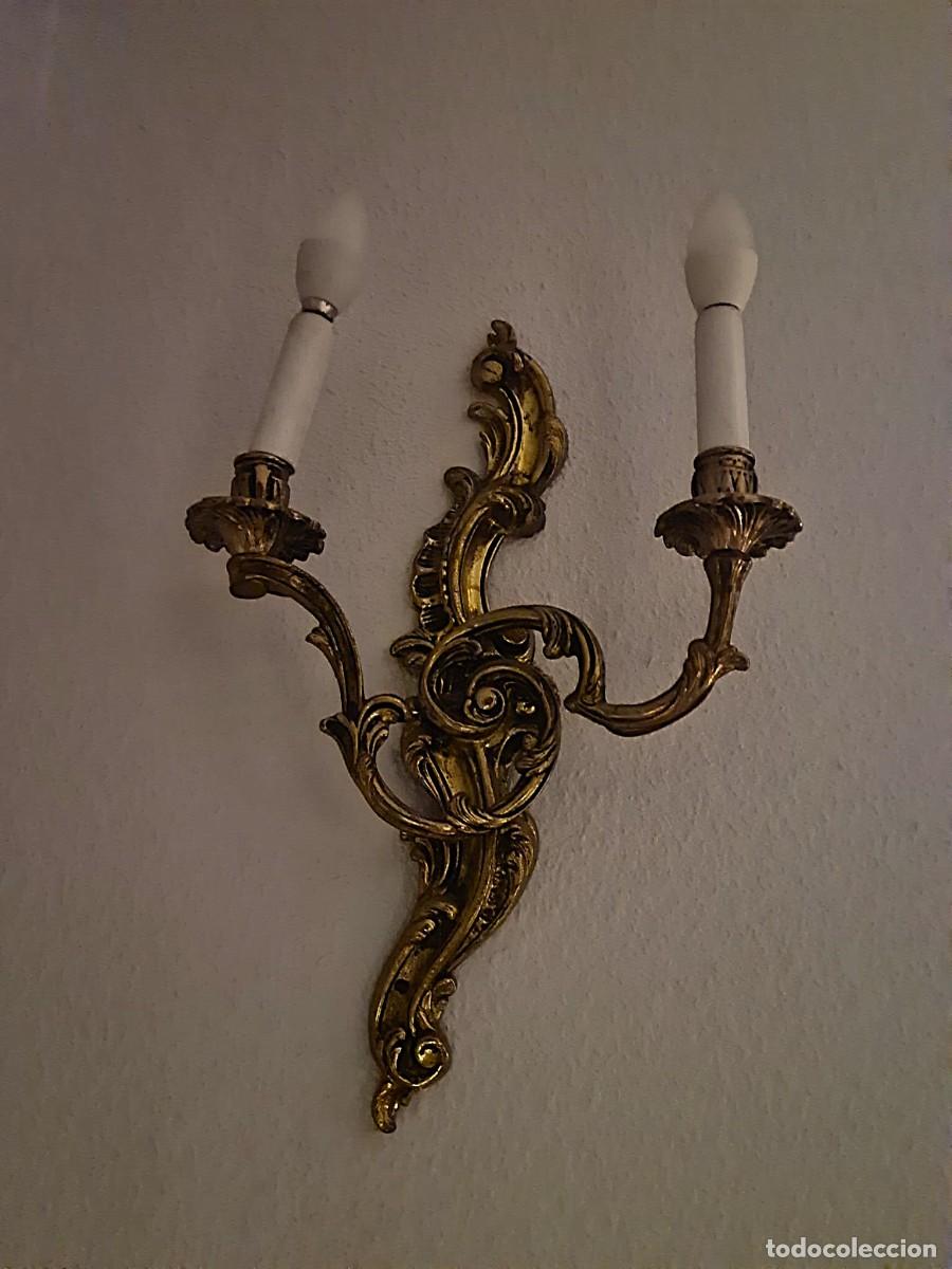 Antig&uuml;edades: Apliques bronce estilo neocl&aacute;sico - Foto 2