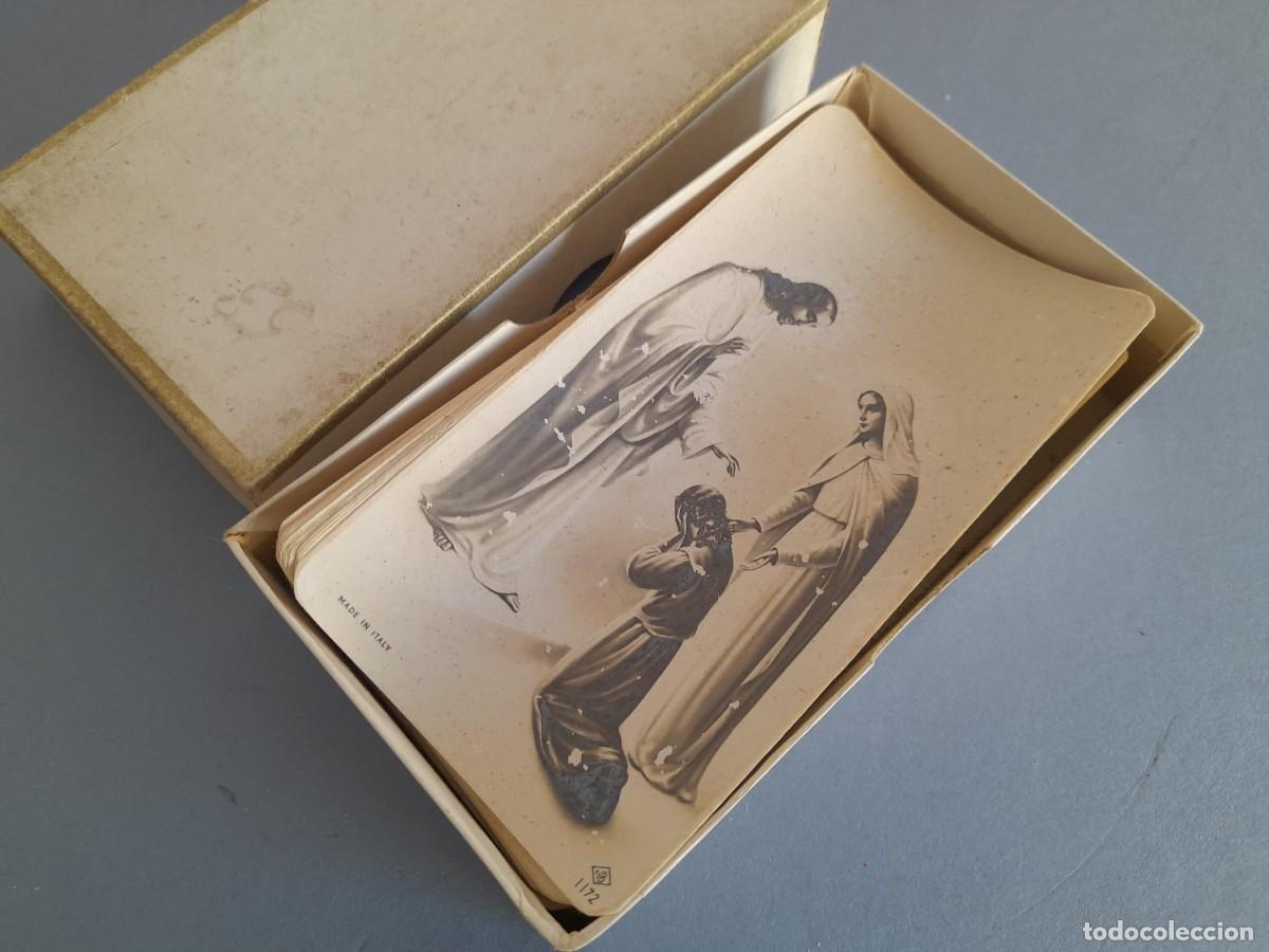 Antiques: lote de unas 50 estampas iguales sin usar, en su caja , 6x10,5cm aprox, reverso en blanco