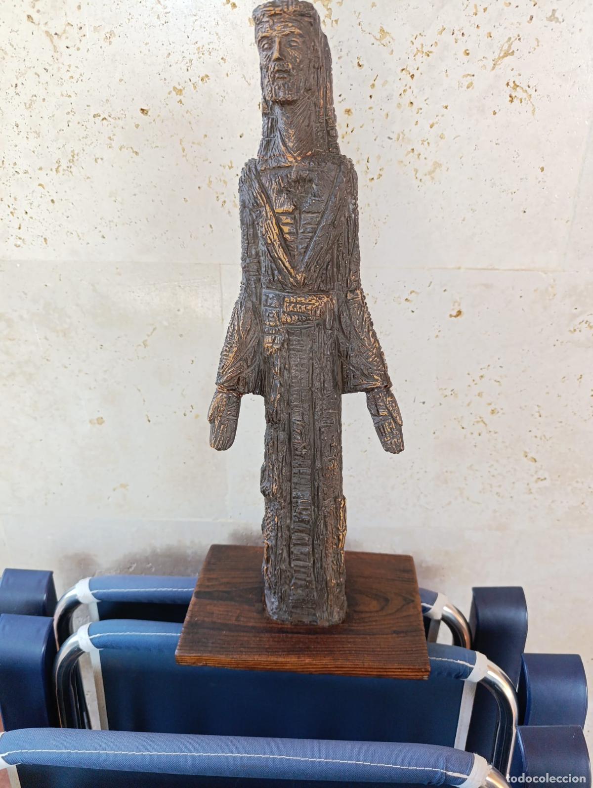 Antig&uuml;edades: ANTIGUA TALLA JESUS MADERA. - Foto 6