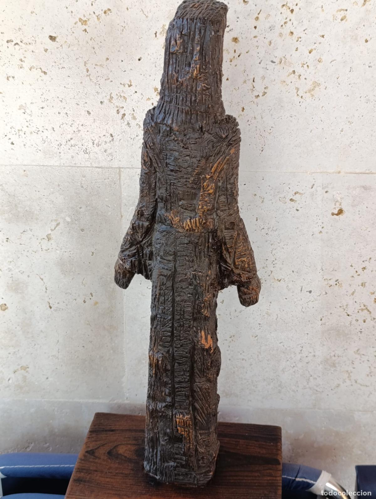Antig&uuml;edades: ANTIGUA TALLA JESUS MADERA. - Foto 8
