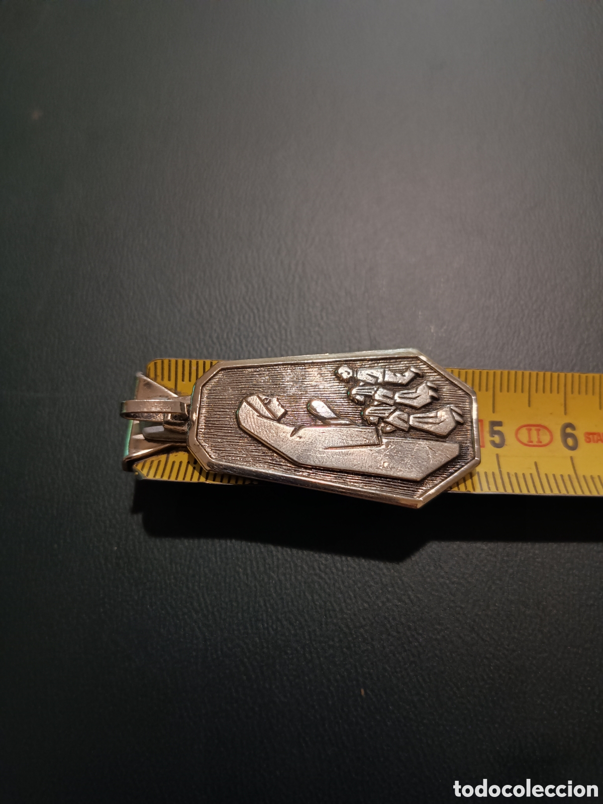 Antig&uuml;edades: MEDALLA DE LA VIRGEN DE F&Aacute;TIMA - 4CM - Foto 3