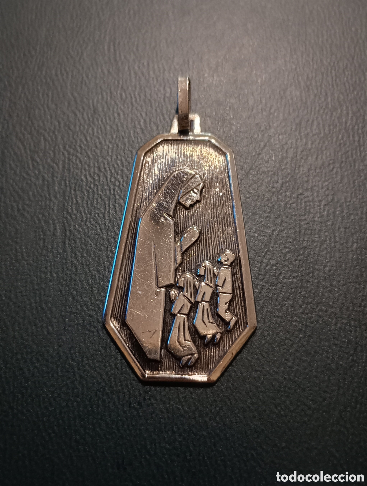 Antig&uuml;edades: MEDALLA DE LA VIRGEN DE F&Aacute;TIMA - 4CM - Foto 1