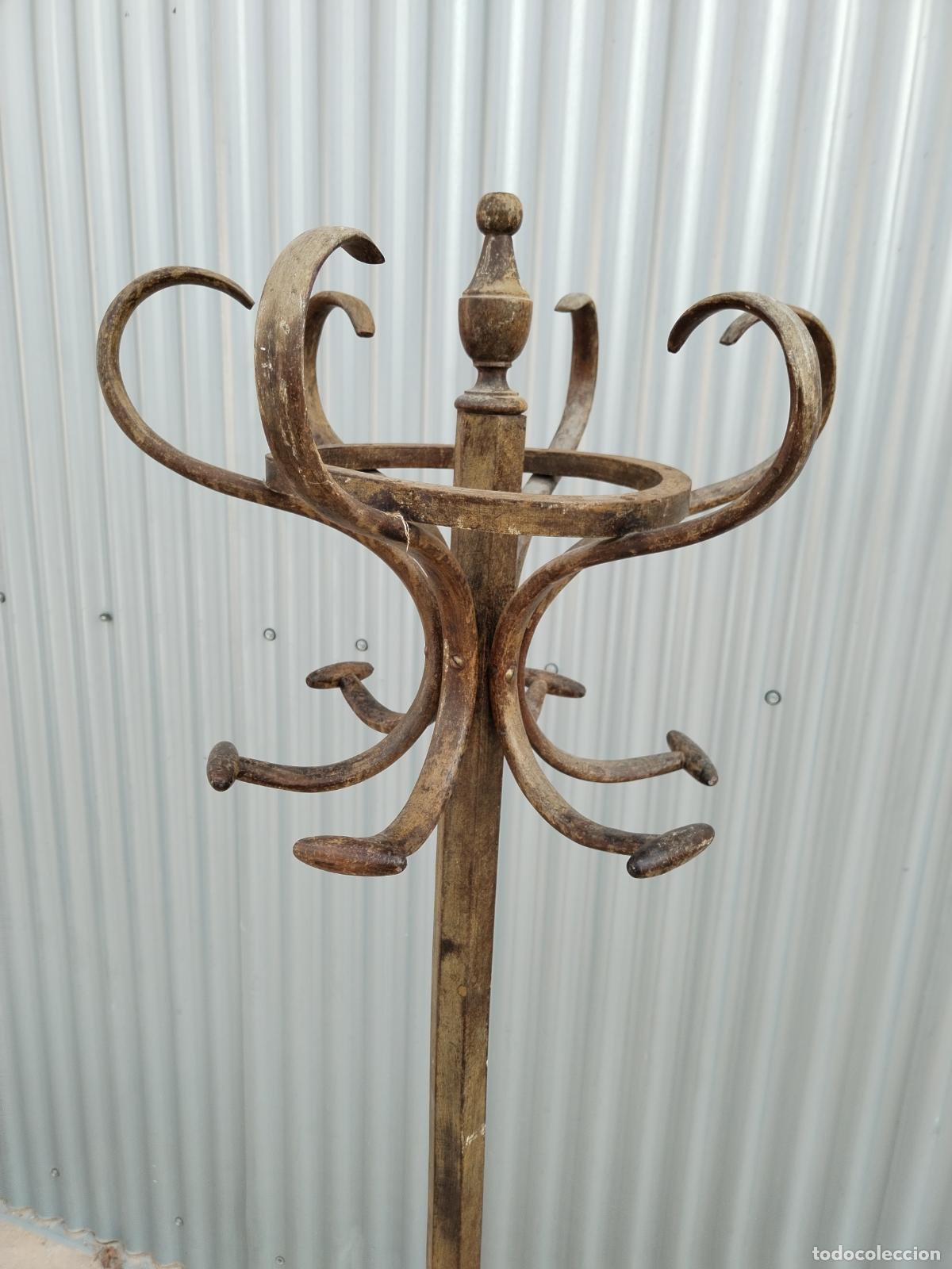 Antig&uuml;edades: perchero de pie antiguo thonet - Foto 2