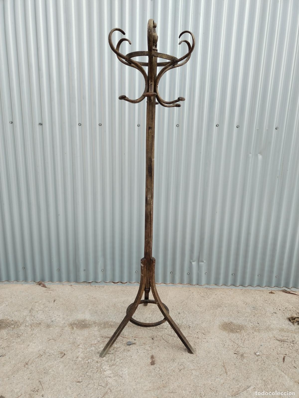 Antig&uuml;edades: perchero de pie antiguo thonet - Foto 5