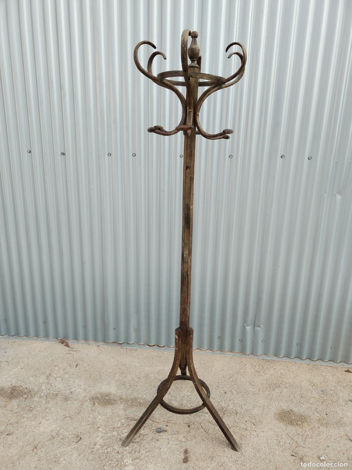 Antig&uuml;edades: perchero de pie antiguo thonet - Foto 7