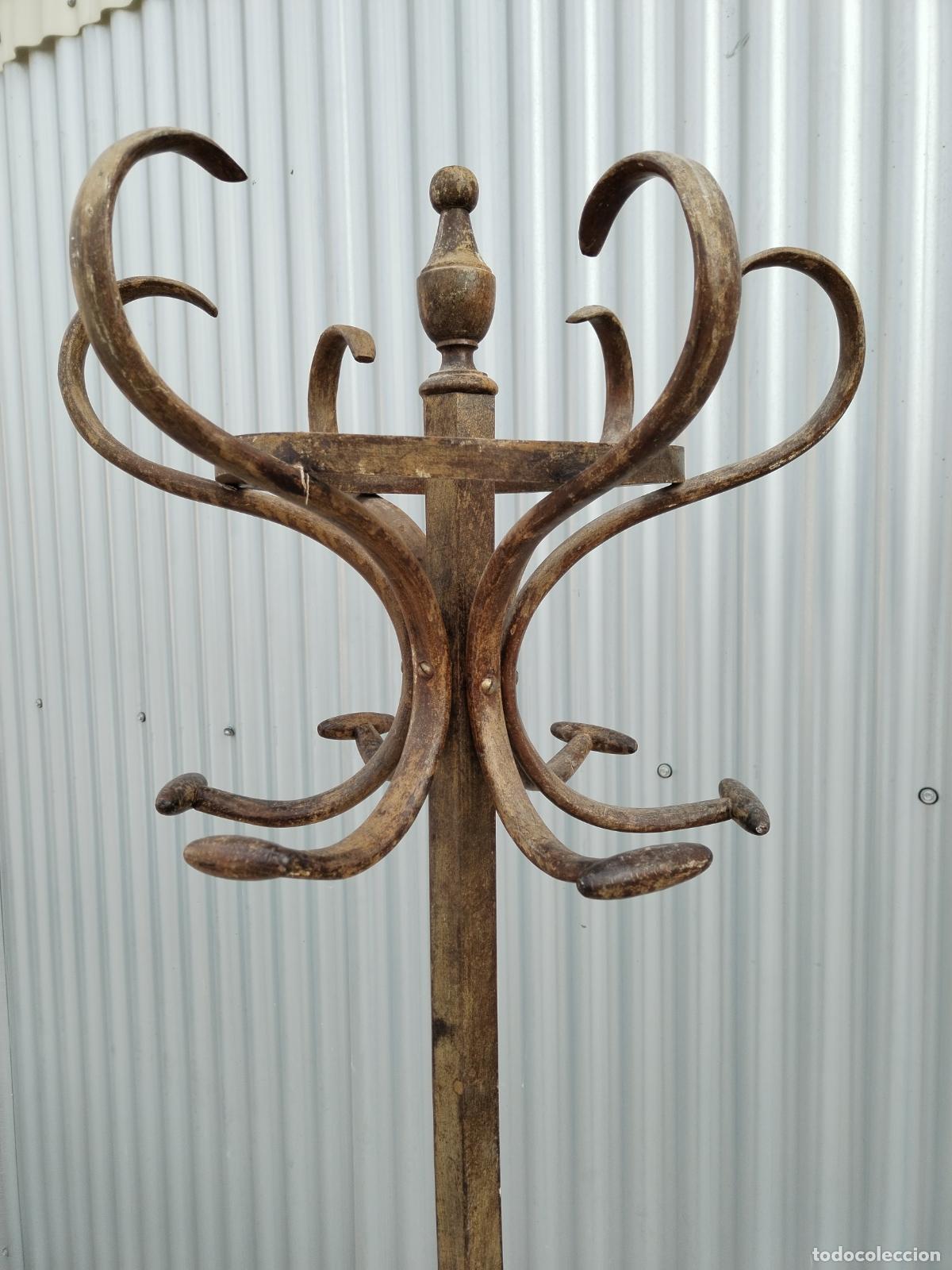 Antig&uuml;edades: perchero de pie antiguo thonet - Foto 1