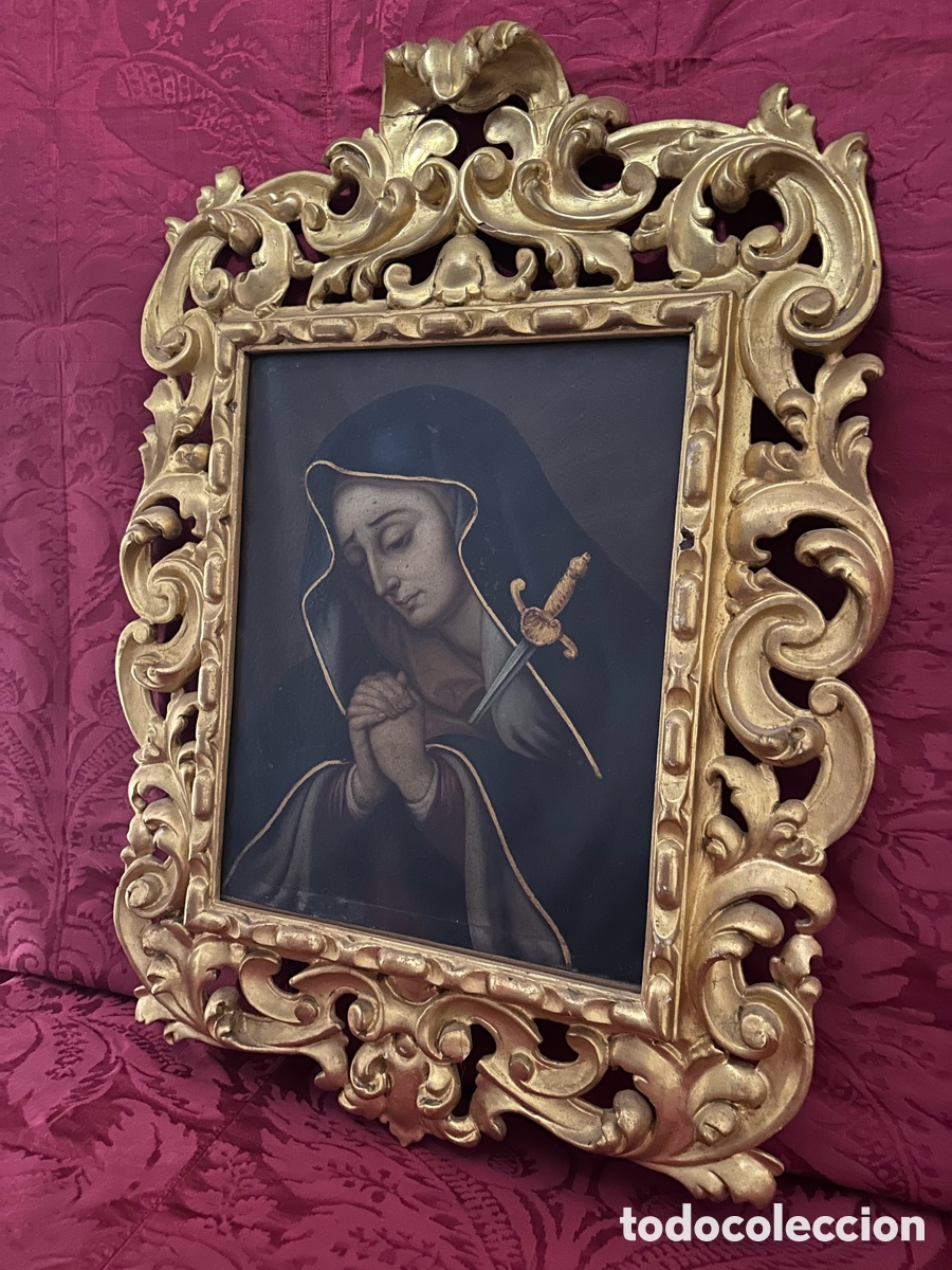 Antig&uuml;edades: Cobre Dolorosa enmarcado - Foto 1