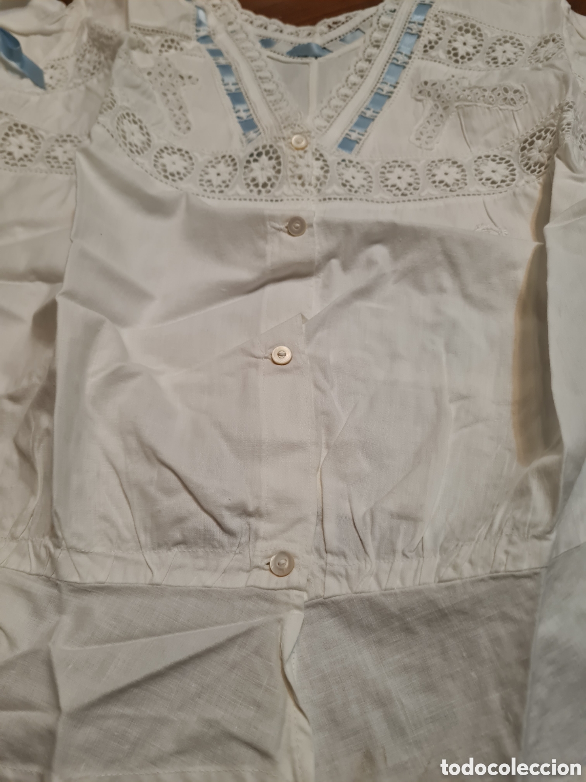 Antig&uuml;edades: Antigua blusa bordada - Foto 4