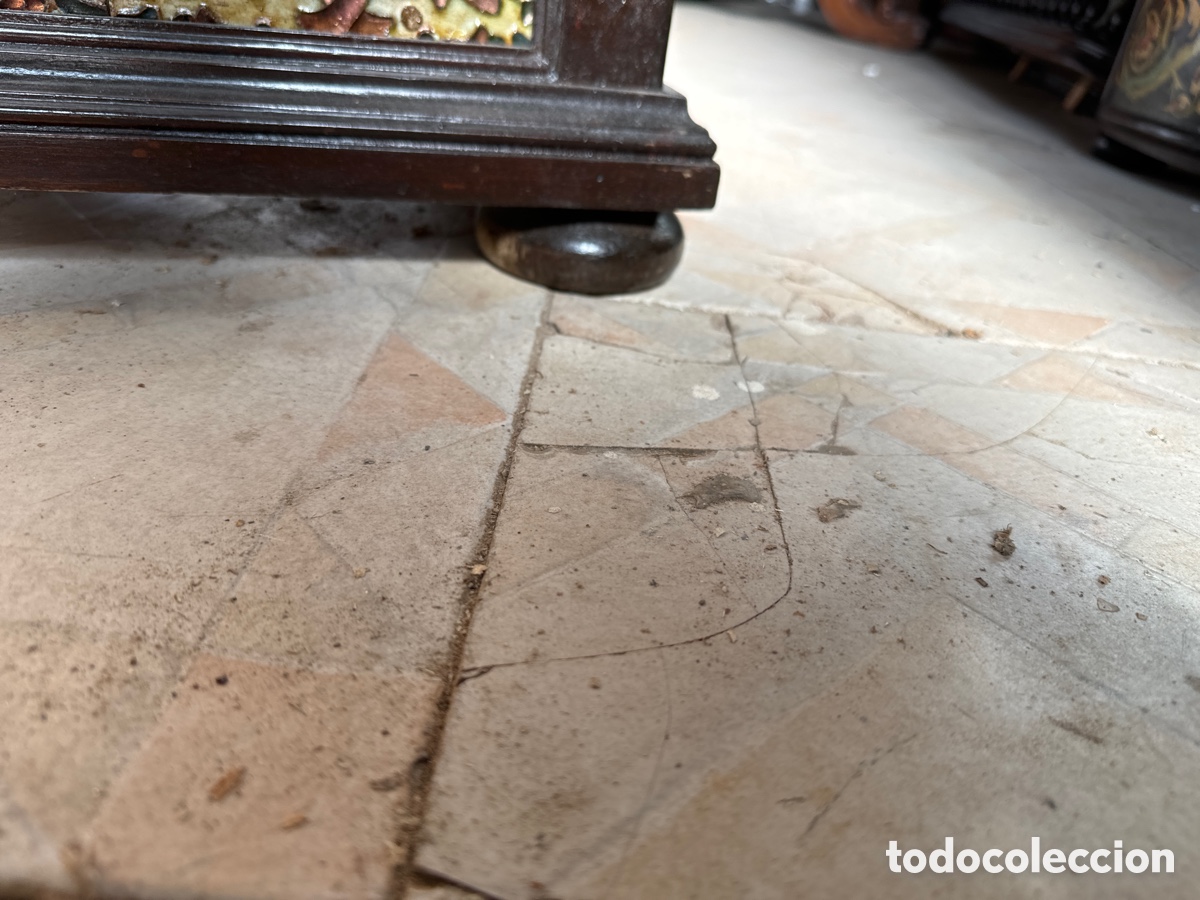Antig&uuml;edades: Macetero en madera y cer&aacute;mica - Foto 3