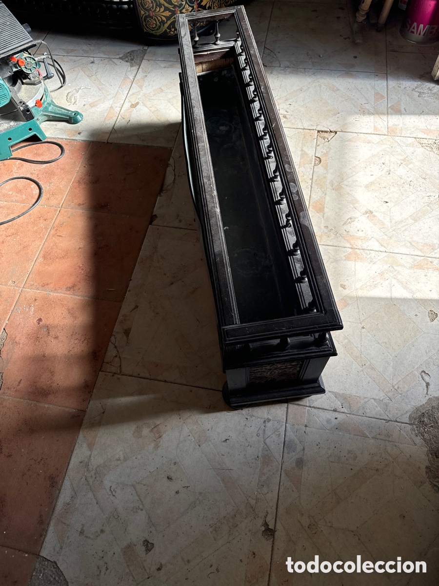 Antig&uuml;edades: Macetero en madera y cer&aacute;mica - Foto 7