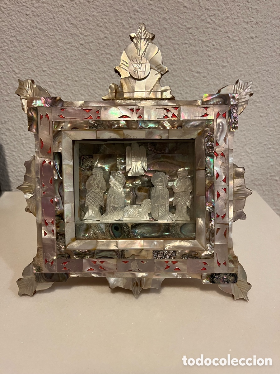 Antig&uuml;edades: Cuadro nacimiento de n&aacute;car. - Foto 9