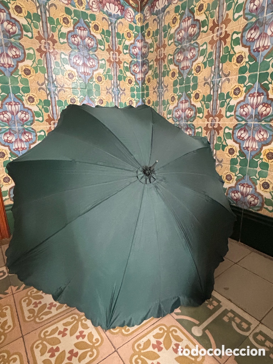 Antig&uuml;edades: Antiguo paraguas de doble capa. - Foto 3
