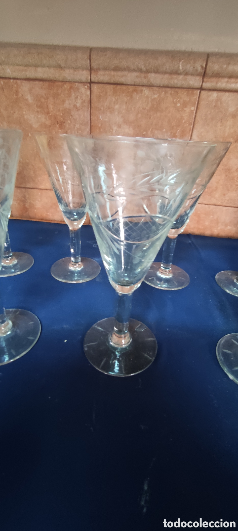 Antig&uuml;edades: Juego de copas de agua - Foto 2