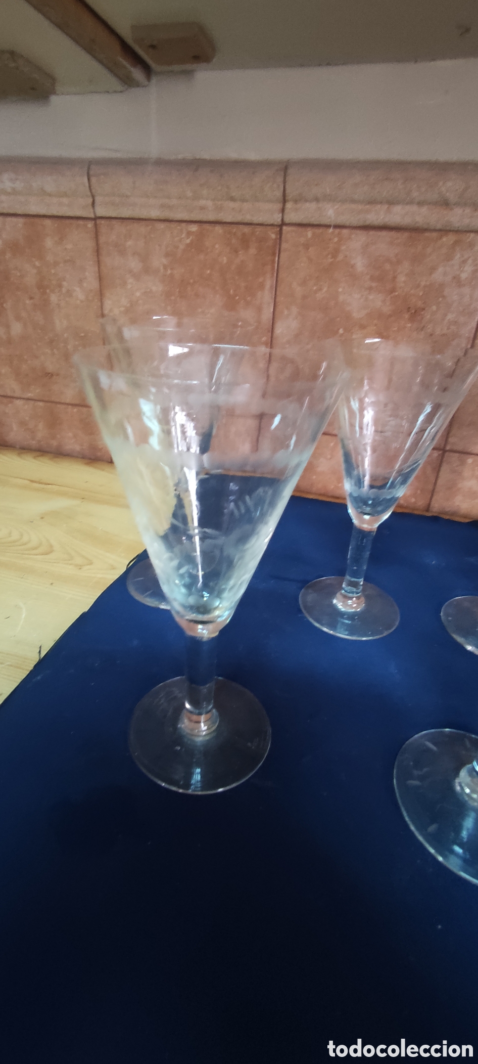 Antig&uuml;edades: Juego de copas de agua - Foto 4