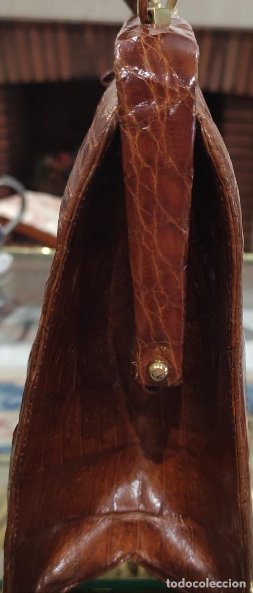 Antig&uuml;edades: Bolso vintage en piel - Foto 4