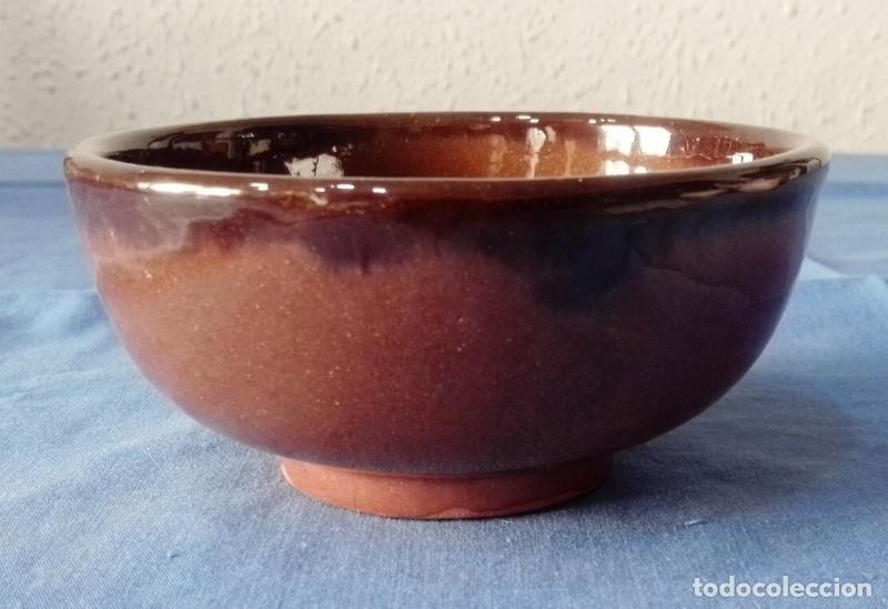 Antig&uuml;edades: Cuenco barro cocido barnizado - Foto 3