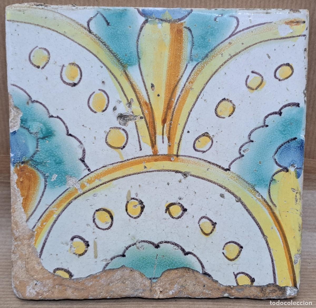 Antig&uuml;edades: Azulejo catal&aacute;n del siglo XVIII - Foto 1