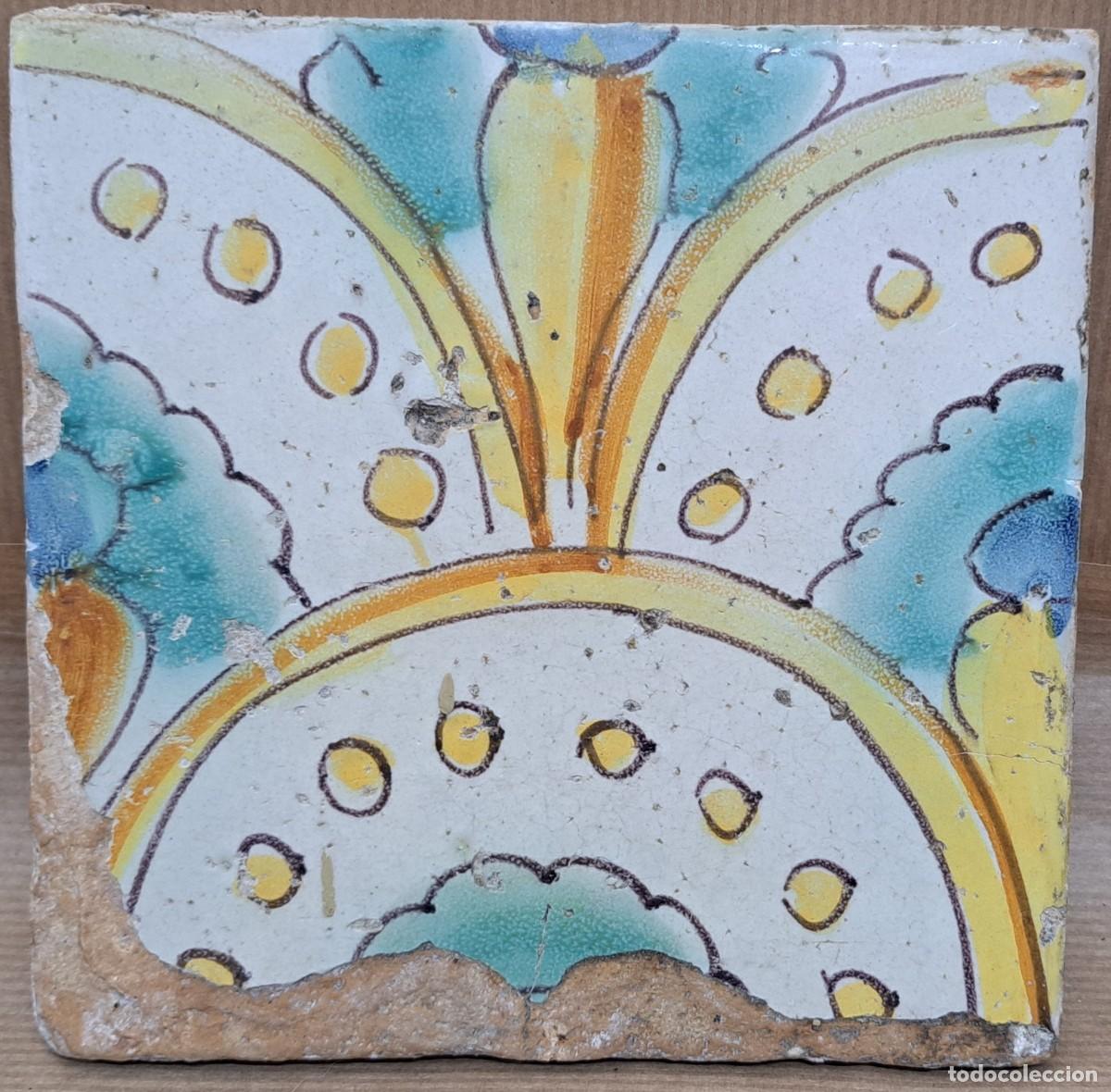 Antig&uuml;edades: Azulejo catal&aacute;n del siglo XVIII - Foto 2