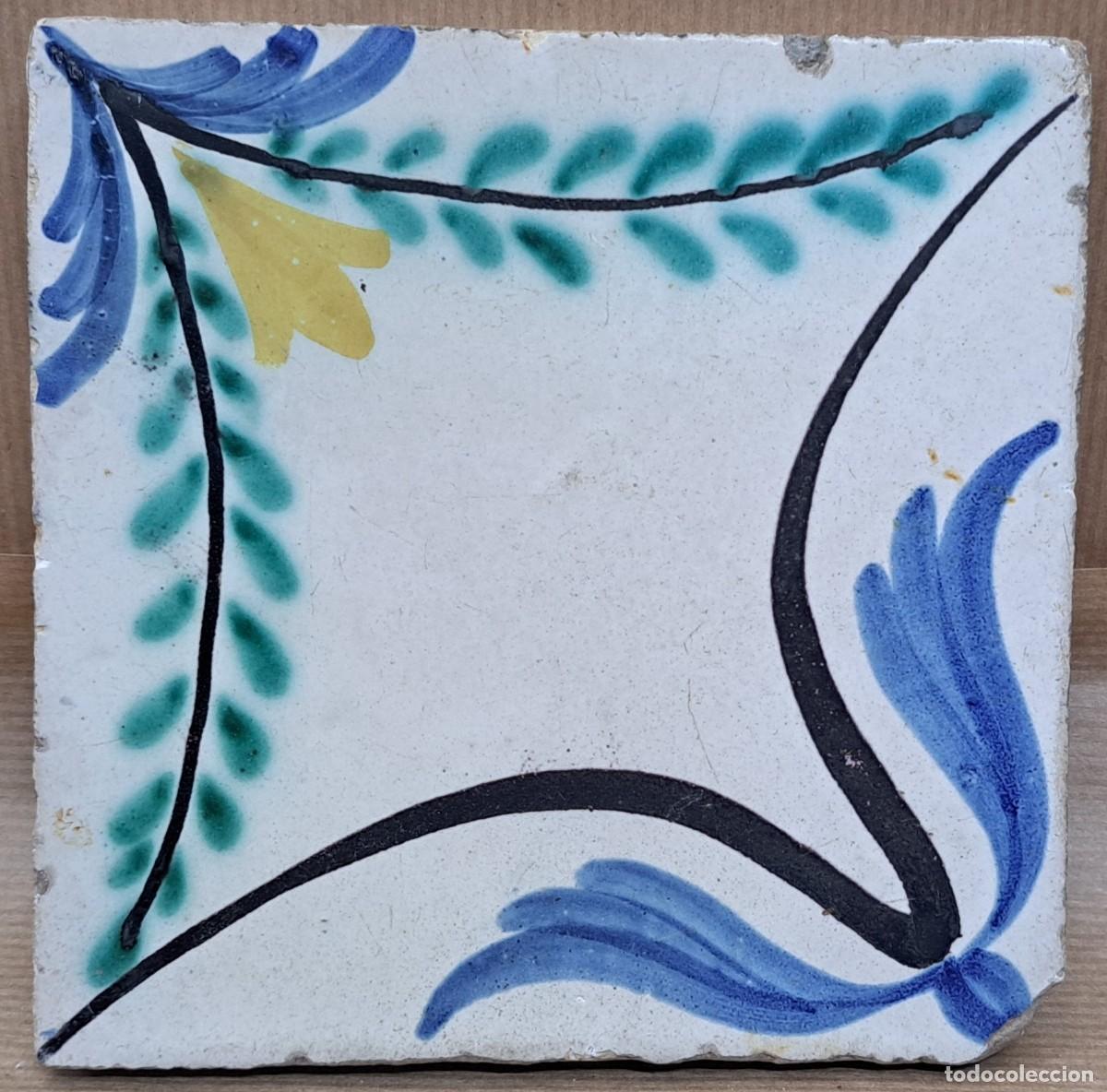 Antig&uuml;edades: Azulejo catal&aacute;n del siglo XIX - Foto 2