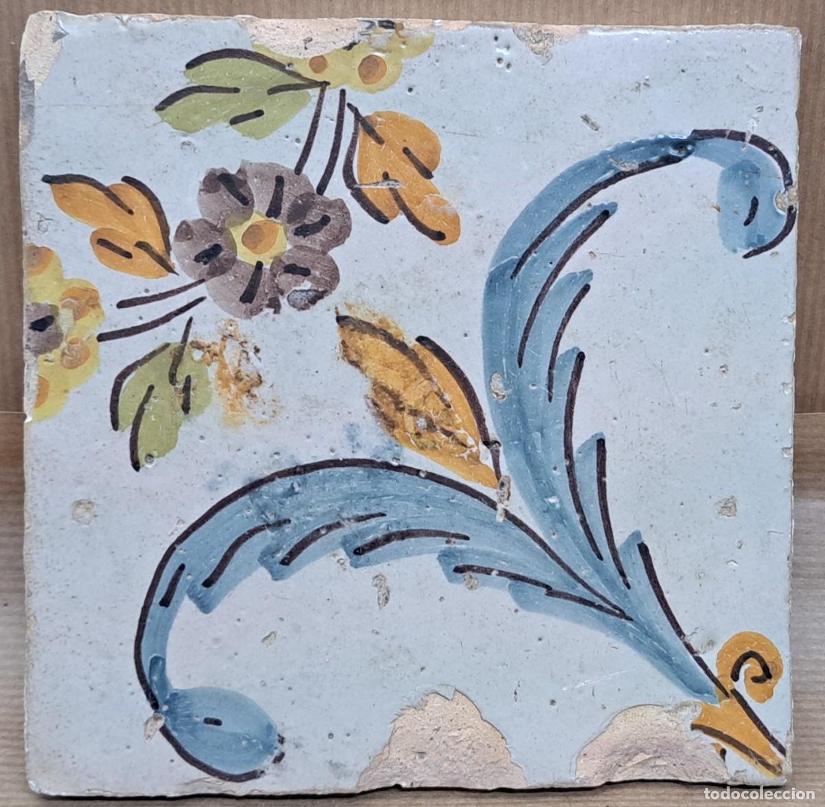 Antig&uuml;edades: Azulejo catal&aacute;n del siglo XIX - Foto 1