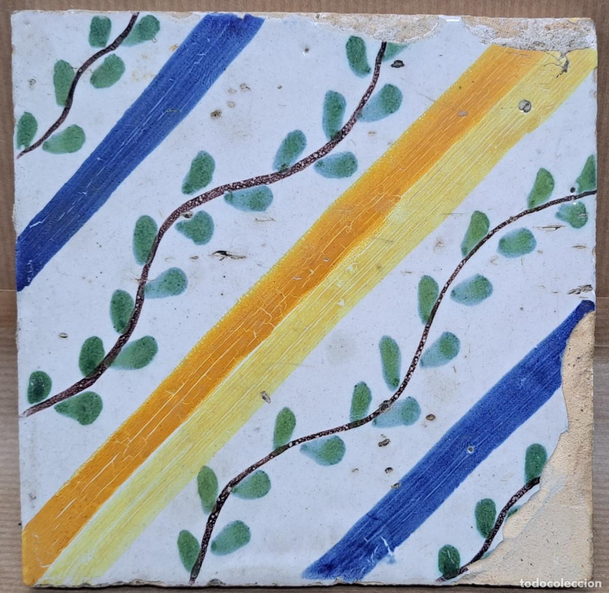 Antig&uuml;edades: Azulejo catal&aacute;n del siglo XIX - Foto 2