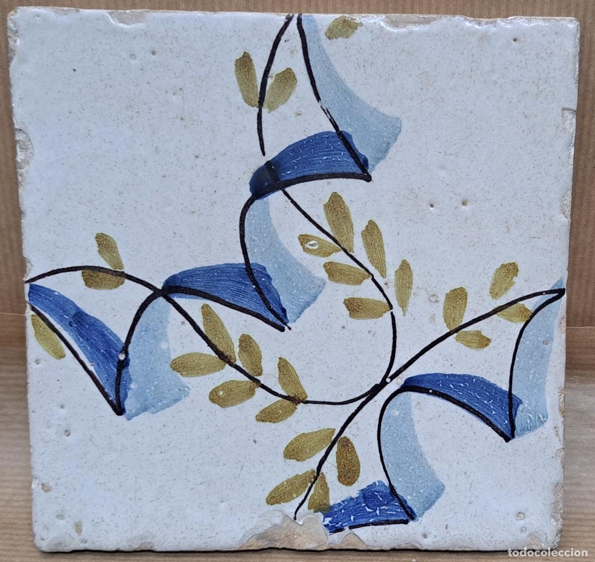 Antig&uuml;edades: Azulejo catal&aacute;n del siglo XIX - Foto 2