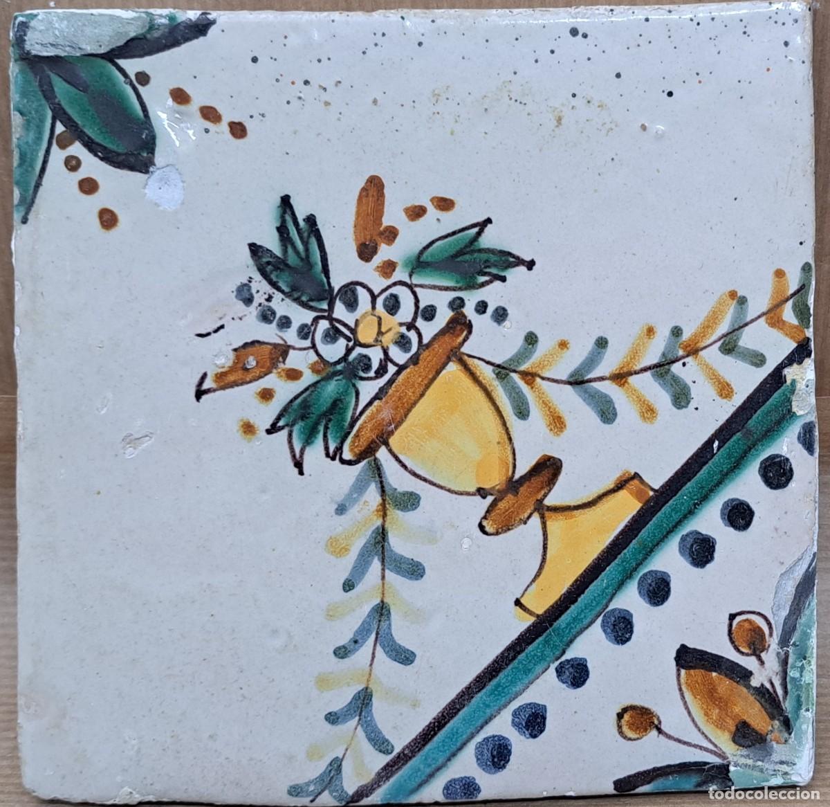 Antig&uuml;edades: Azulejo catal&aacute;n del siglo XIX - Foto 2