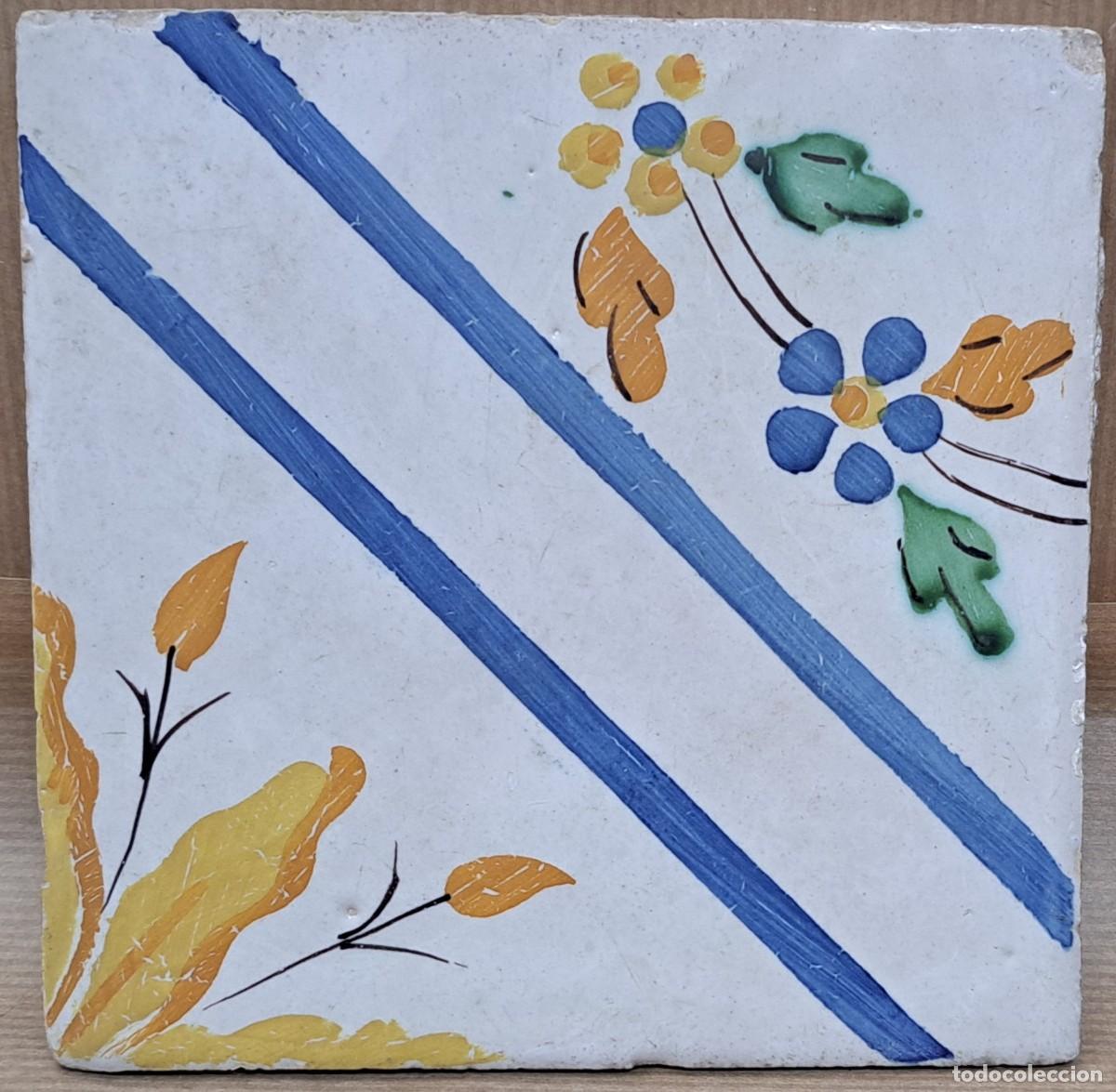 Antig&uuml;edades: Azulejo catal&aacute;n del siglo XIX - Foto 2
