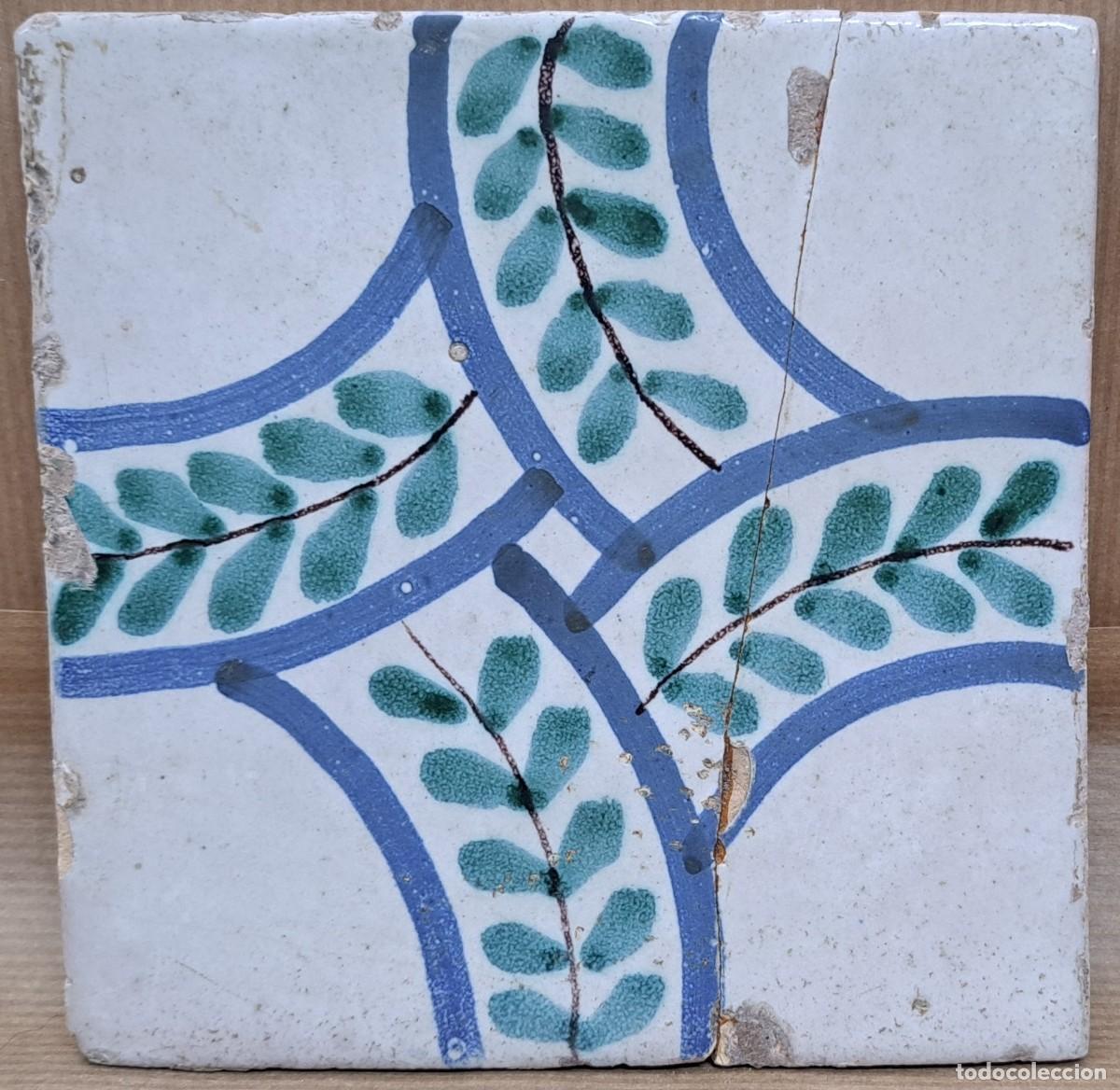 Antig&uuml;edades: Azulejo catal&aacute;n del siglo XIX - Foto 2
