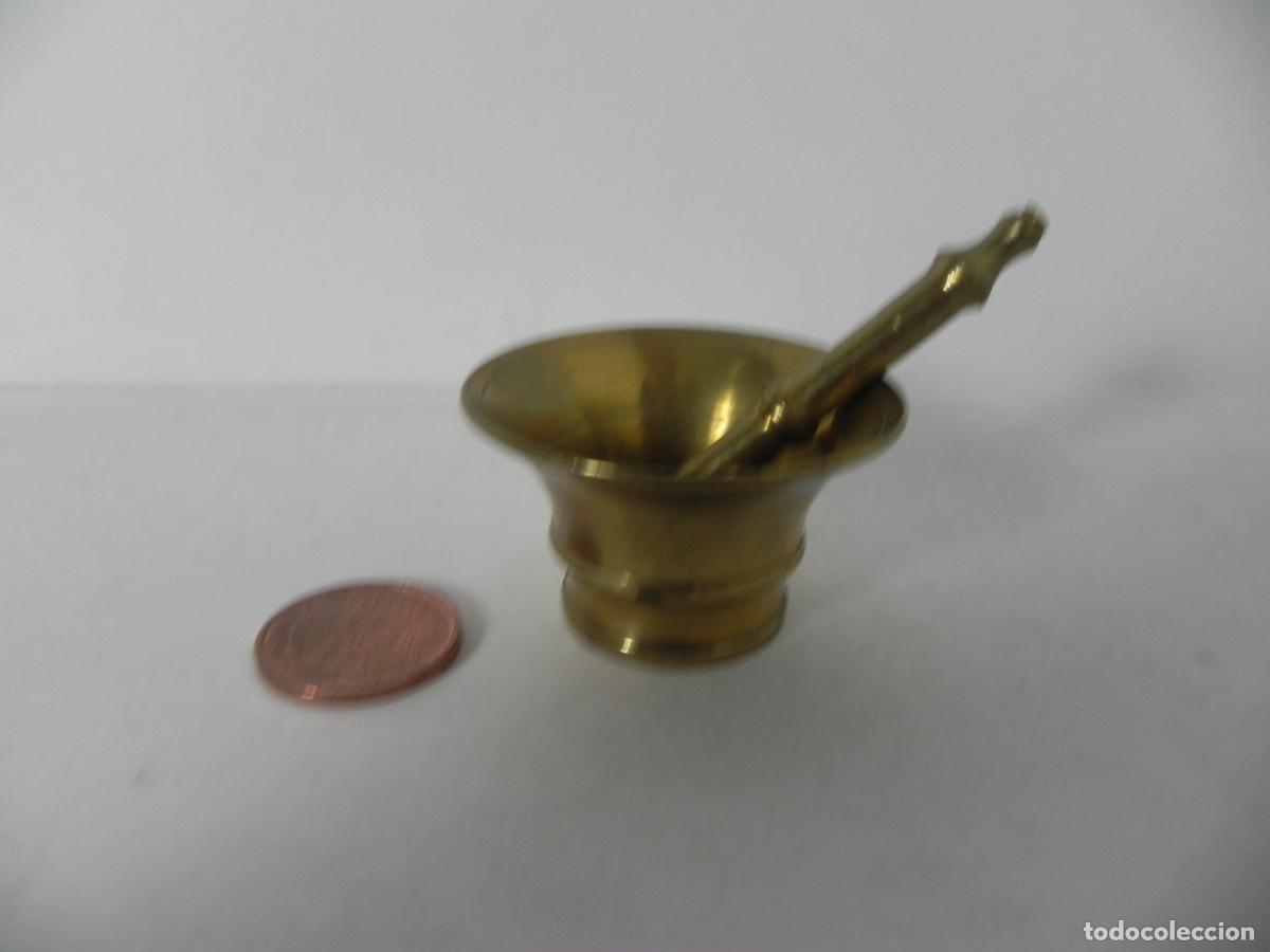 Antiguidades: PEQUE&Ntilde;O MORTERO/ALMIREZ DE BRONCE (56 gr.) VER FOTOS