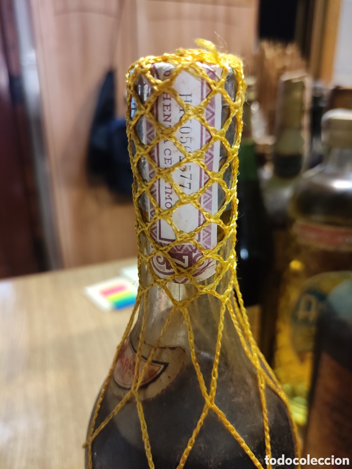 Antig&uuml;edades: Brandy terry precinto 80 c&eacute;ntimos - Foto 3