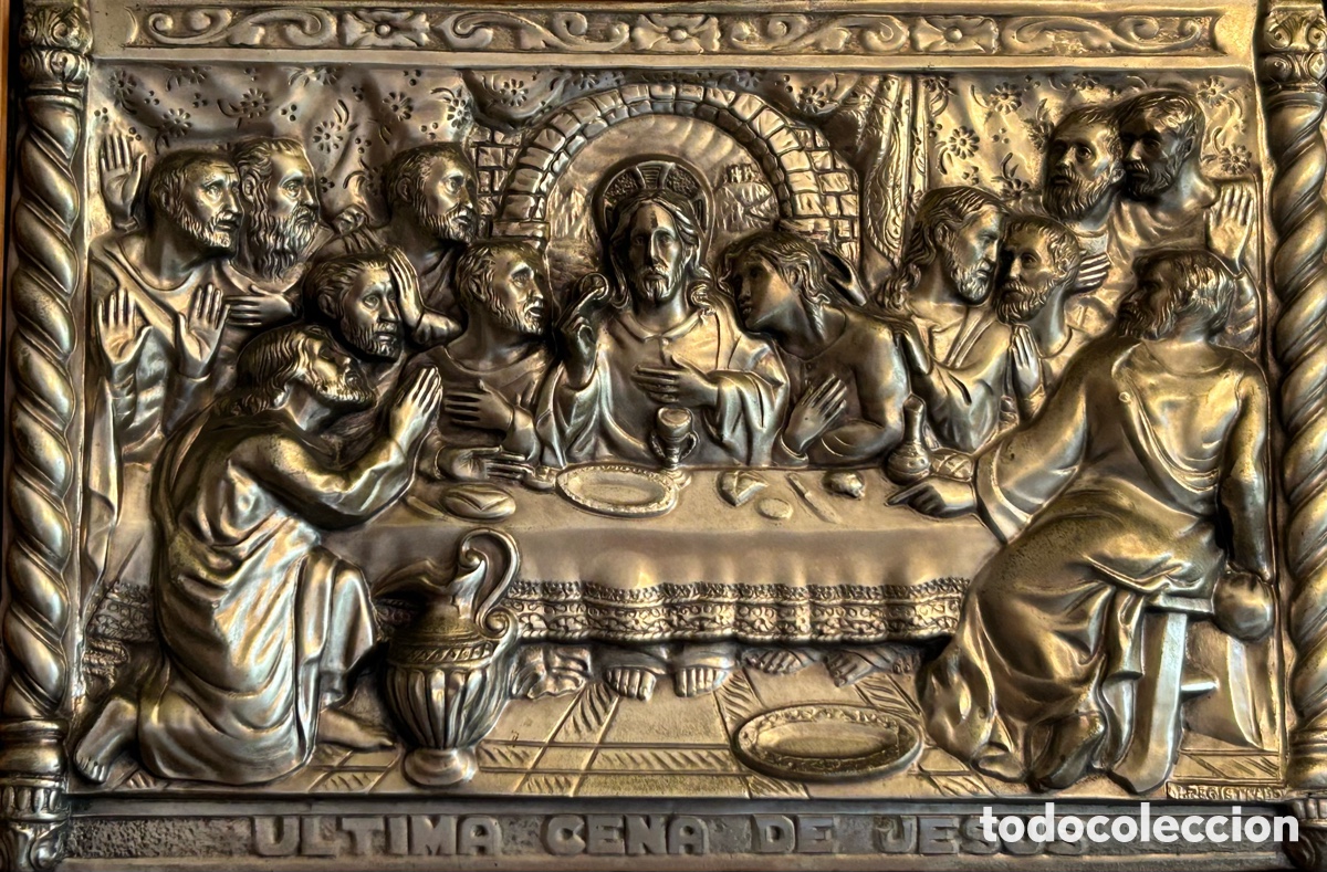 Antig&uuml;edades: CUADRO DE LA &Uacute;LTIMA CENA EN RELIEVE - Foto 2