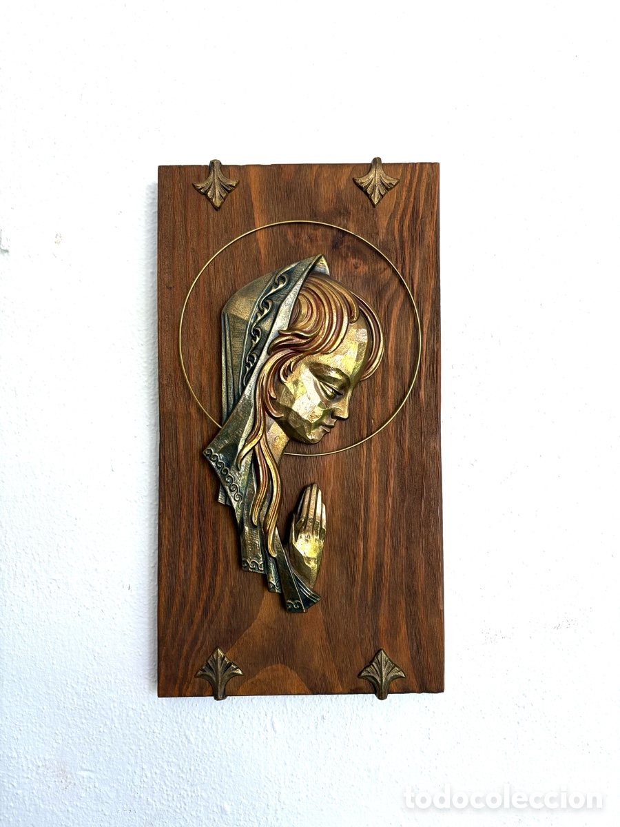Antig&uuml;edades: CUADRO VIRGEN VINTAGE - Foto 2