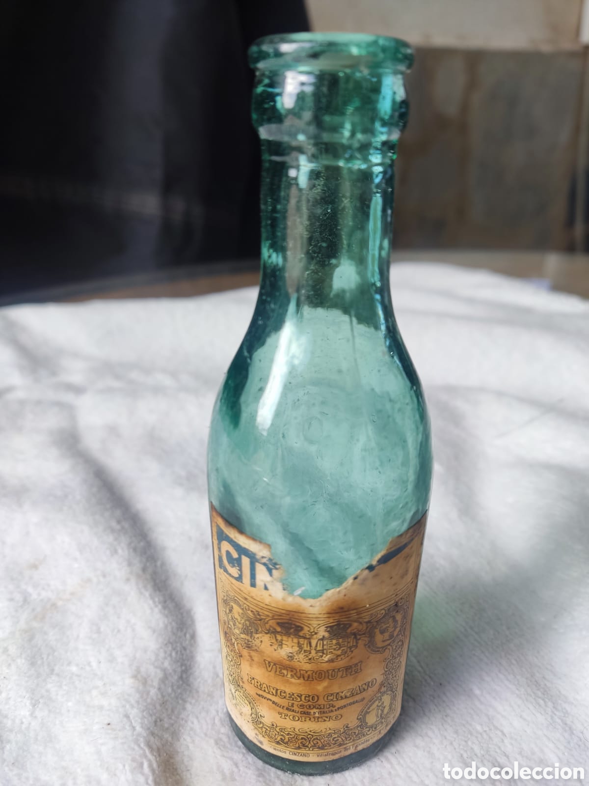 Antig&uuml;edades: BOTELLIN ANTIGUO VERDE - Foto 1
