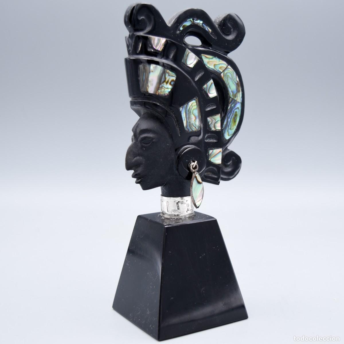 Antig&uuml;edades: Plata y &oacute;nice - Cabeza de arte maya - Foto 5