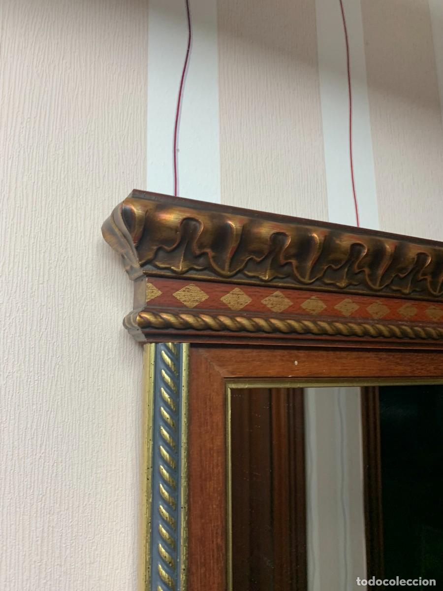 Antig&uuml;edades: ESPEJO; ESTILO TABERN&Aacute;CULO, ESPEJO PLATA PREMIUM, MARCO DE MADERA - Foto 10