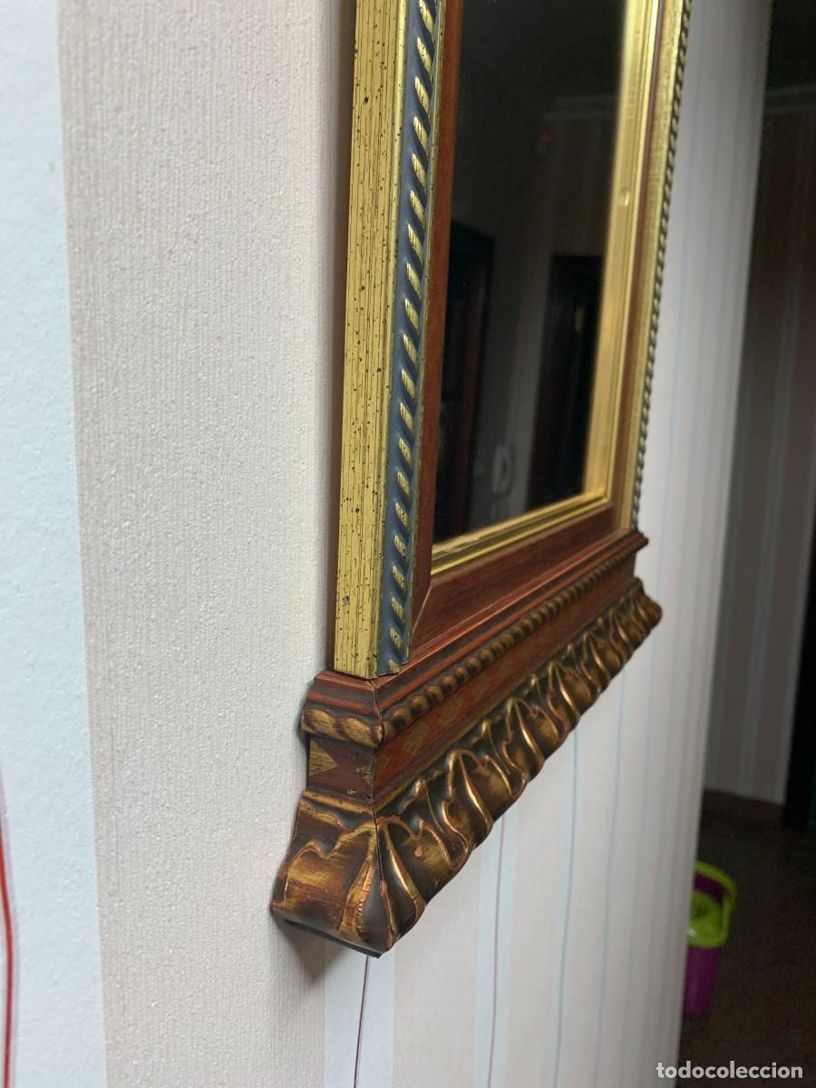 Antig&uuml;edades: ESPEJO; ESTILO TABERN&Aacute;CULO, ESPEJO PLATA PREMIUM, MARCO DE MADERA - Foto 11