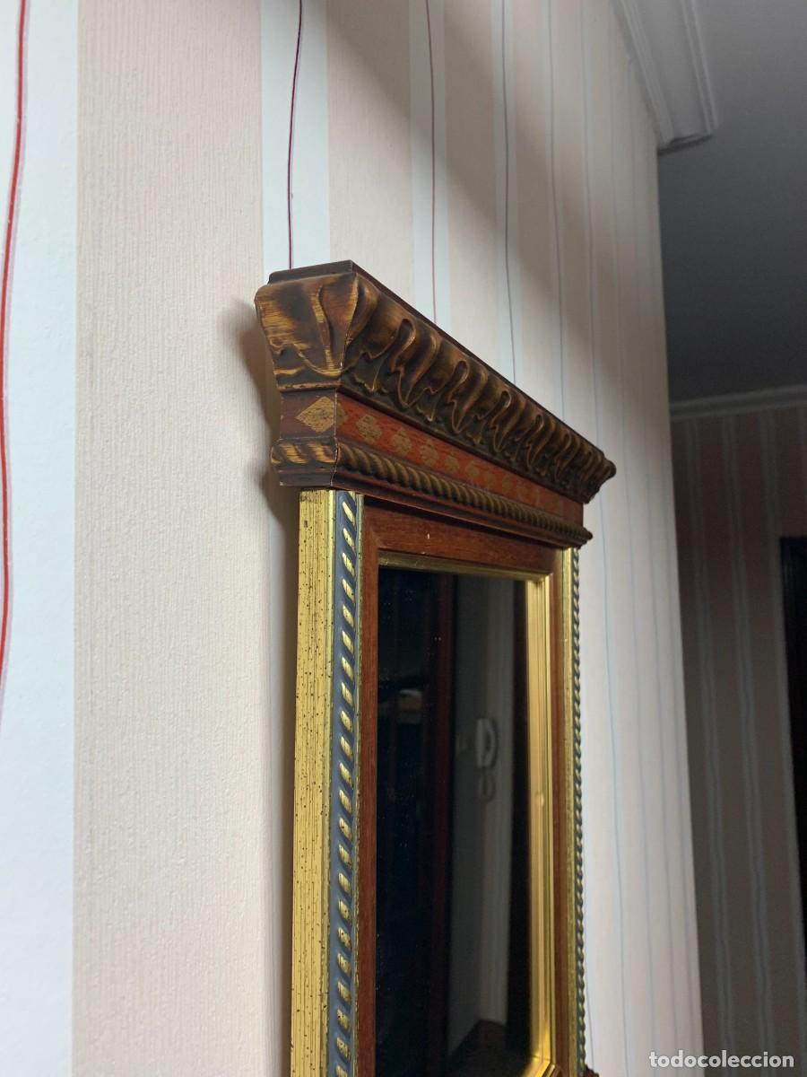 Antig&uuml;edades: ESPEJO; ESTILO TABERN&Aacute;CULO, ESPEJO PLATA PREMIUM, MARCO DE MADERA - Foto 12