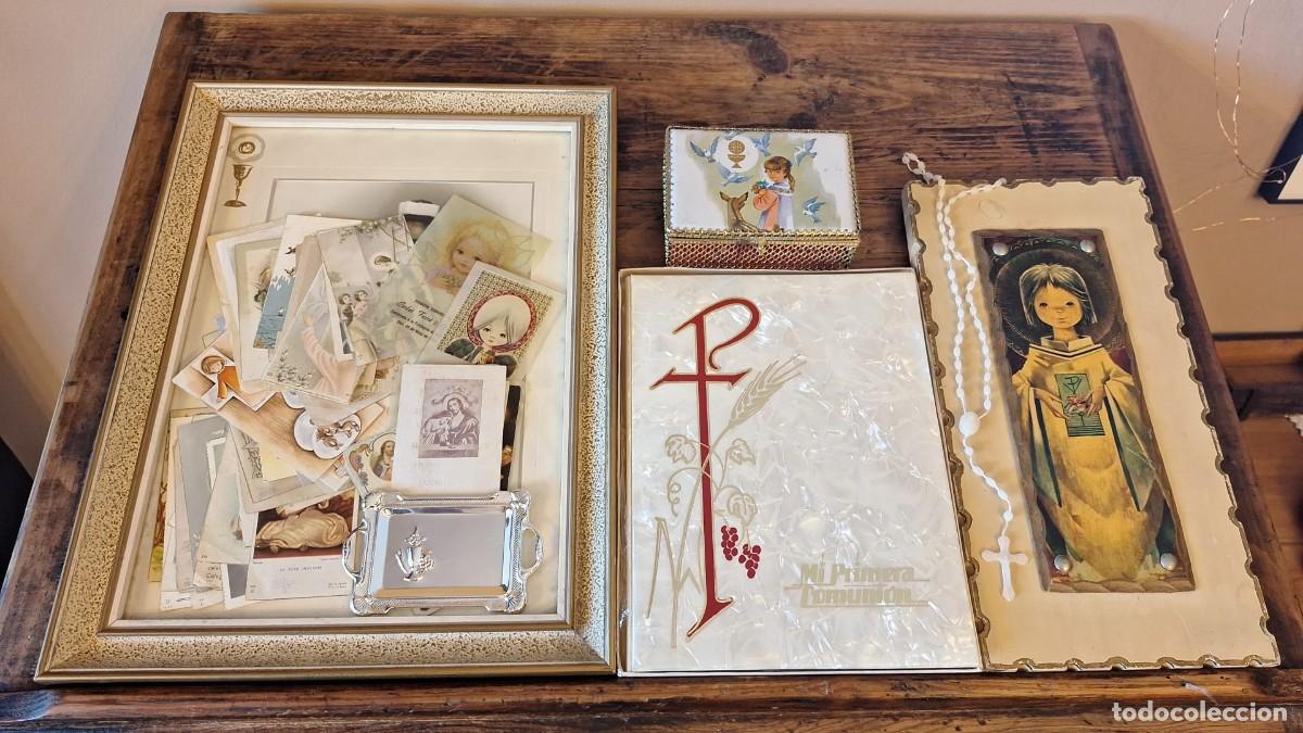 Antig&uuml;edades: Lote Religioso Primera Comuni&oacute;n - Foto 1