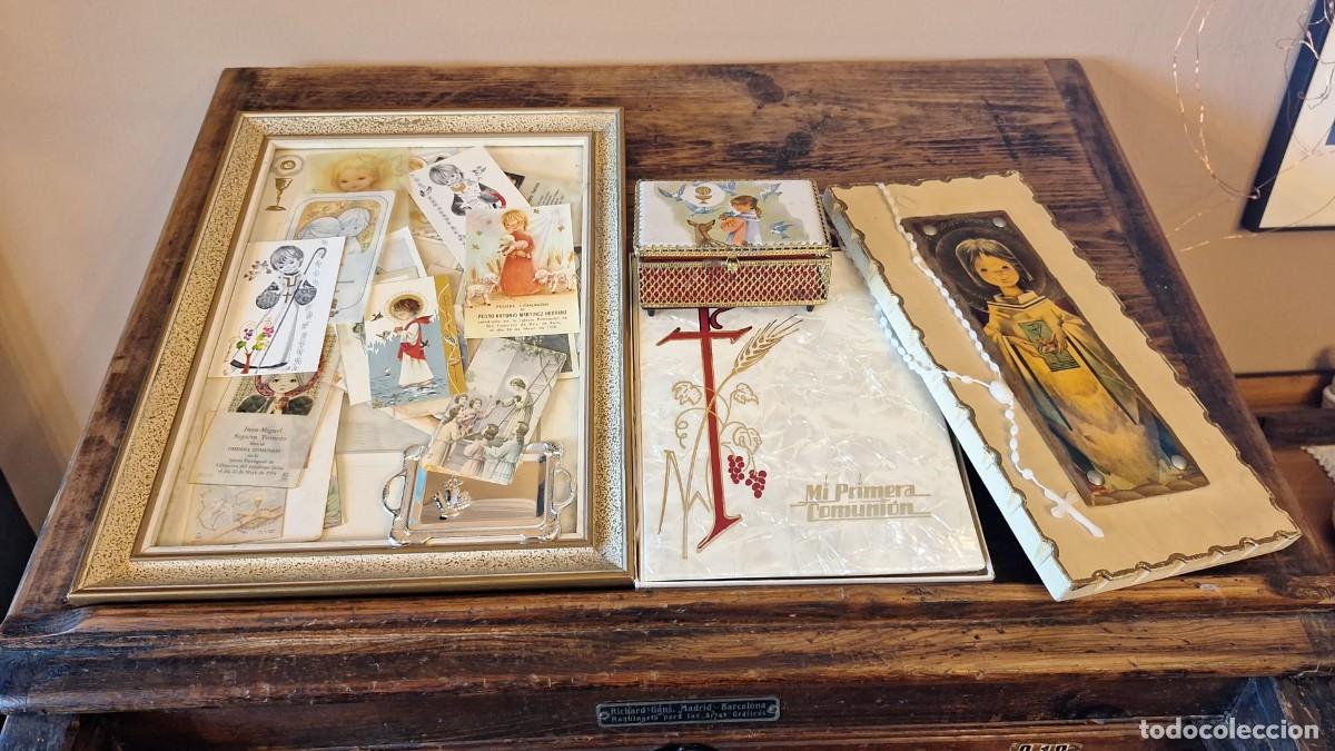 Antig&uuml;edades: Lote Religioso Primera Comuni&oacute;n - Foto 2