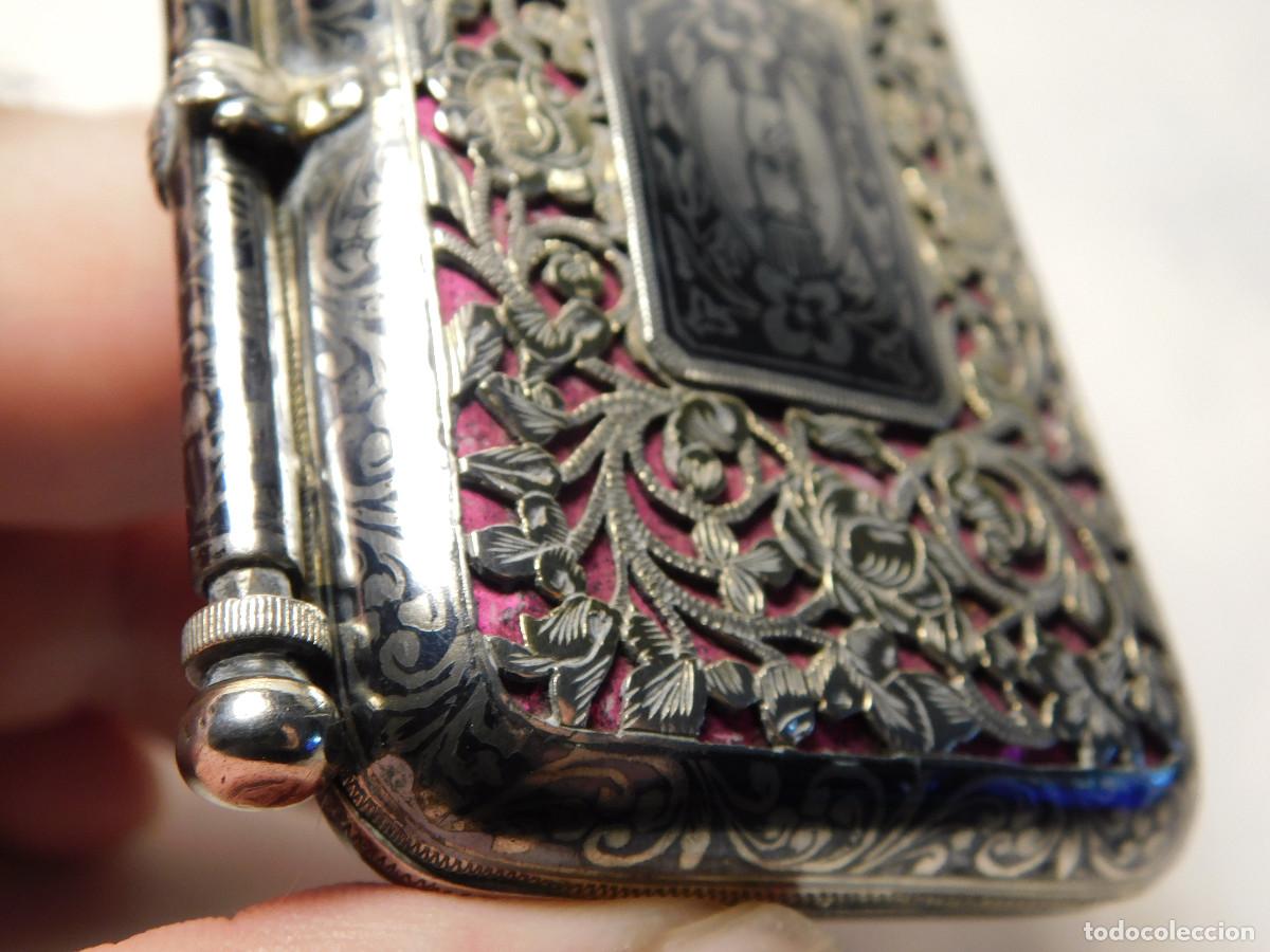 Antig&uuml;edades: Pitillera de dama plata nielada 1911 - Foto 8