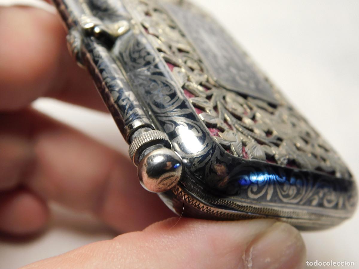 Antig&uuml;edades: Pitillera de dama plata nielada 1911 - Foto 9