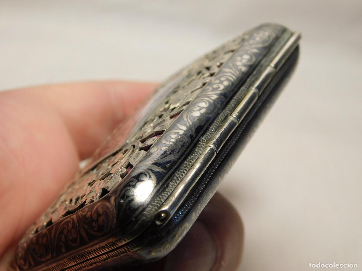 Antig&uuml;edades: Pitillera de dama plata nielada 1911 - Foto 10