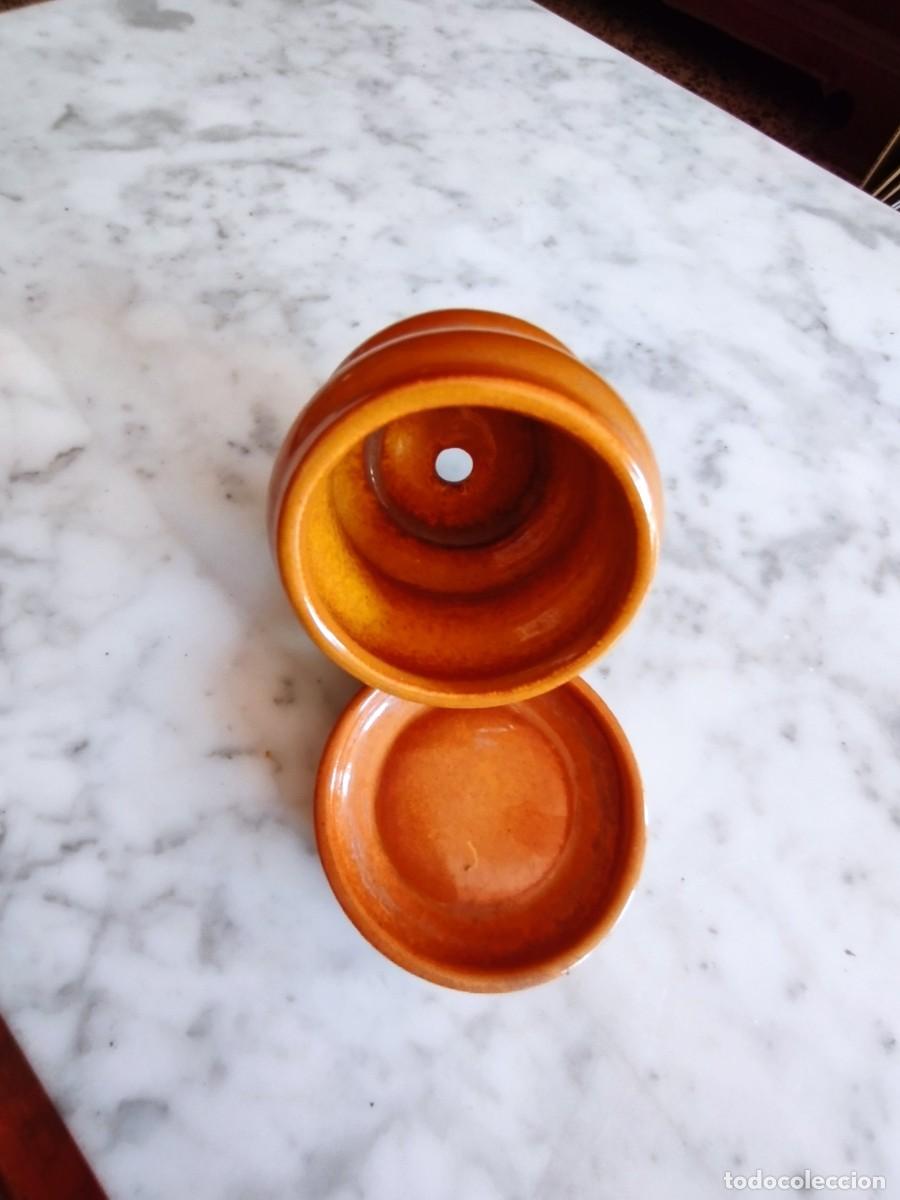 Antig&uuml;edades: MIni macetero de ceramica mide 7,50 X 7 cm. - Foto 2