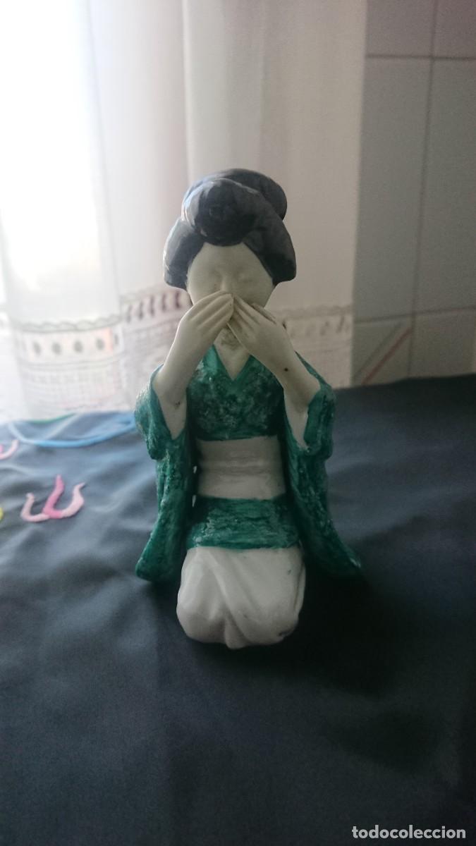 Antig&uuml;edades: Geisha de porcelana Hispania - Foto 1