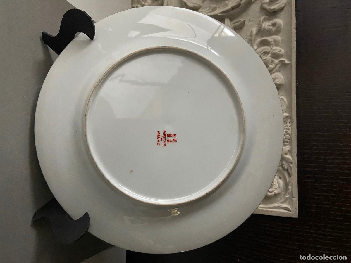 Antig&uuml;edades: 232.- Plato de Macao. Portugal - Foto 3