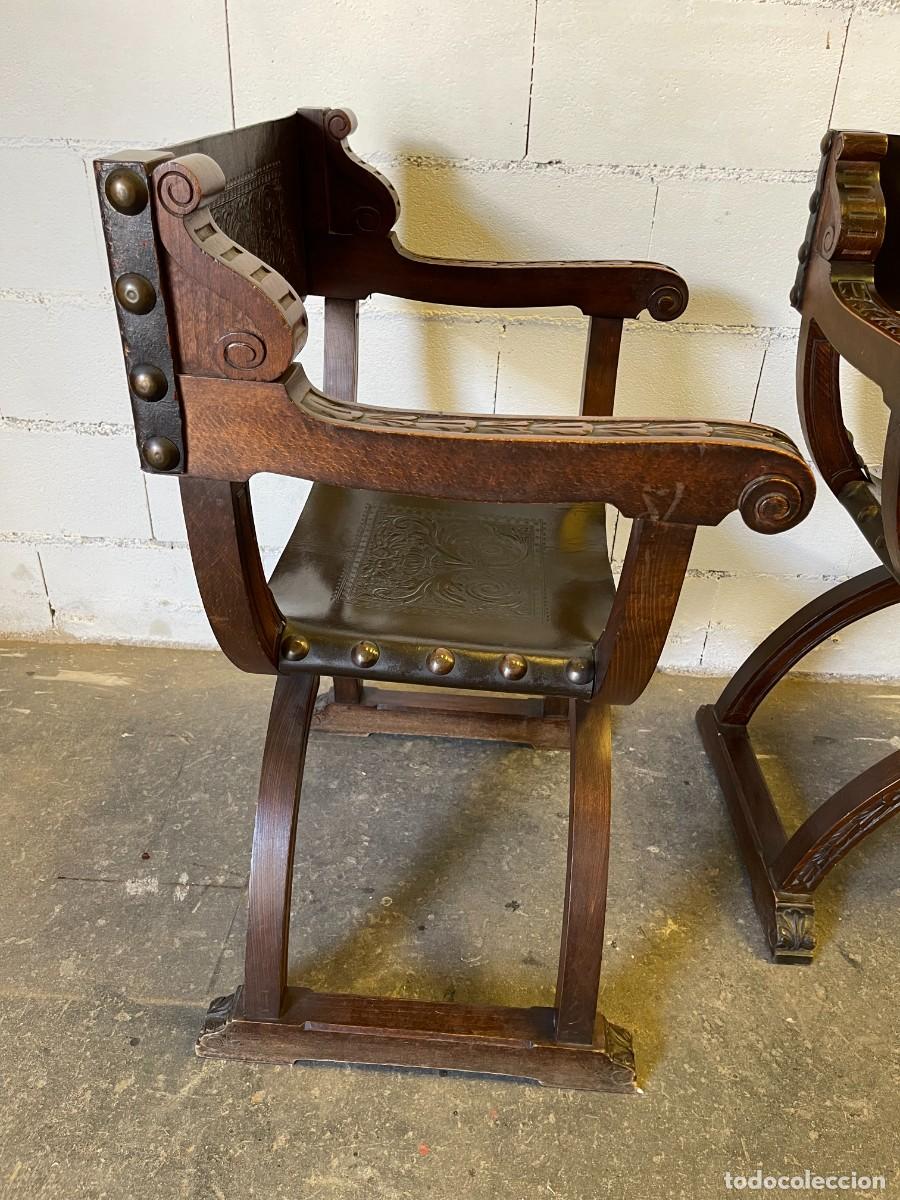 Antig&uuml;edades: pareja sillon antiguo - Foto 8