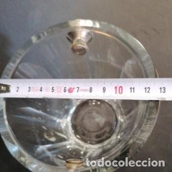 Antig&uuml;edades: Antigua cubitera en cristal y plata - Foto 7